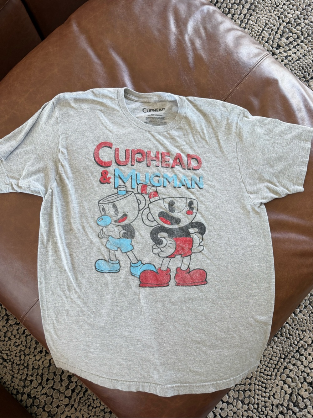 Gaming Graphic Short Sleeve Tees - Beige, Blue, White, Gray - Picture 8 of 9